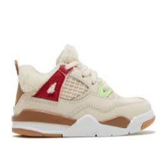 Jordan Other - Jordan 4 Retro “Where the Wild Things Are” Pearl White/Dark Driftwood, Sz 13C